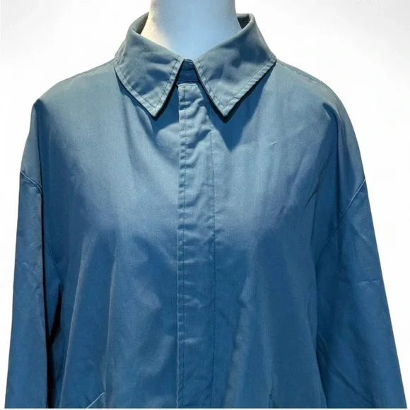 Sears Blue Outerwear Jacket 1970’s P-P 24” L 25” - Picture 2 of 9